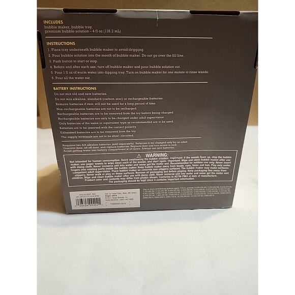 Spritz Bubble Maker Set 20,000 Bubbles in Five Minutes 4 oz Bubbles - Picture 6 of 8